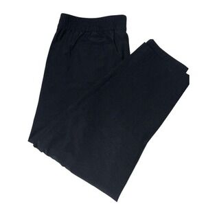 RAFAELLA COMFORT Active Wear Pants Women's XXL Black Pullon Elastic Waist Casual